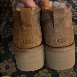 UGG Women's Tan Suede Winter Boots